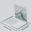 Stainless Steel Soap Dish with Suction Cups
