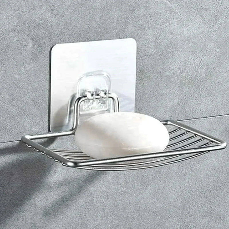 Stainless Steel Soap Dish with Suction Cups