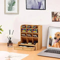 Wooden Desk Pen Organizer