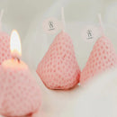 Velas Decorativas Aromáticas em Formato de Morango