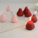 Velas Decorativas Aromáticas em Formato de Morango