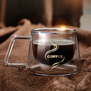 Double Wall Coffee Mug with Handle