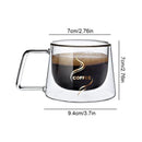 Double Wall Coffee Mug with Handle