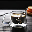 Double Wall Coffee Mug with Handle
