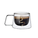 Double Wall Coffee Mug with Handle