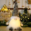 Boneco de Natal LED Gnomo Decoração Natalina