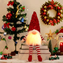 Boneco de Natal LED Gnomo Decoração Natalina