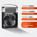 Portable Desk Mini Fan and Humidifier with LED
