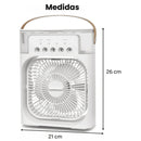 Portable Desk Mini Fan and Humidifier with LED