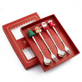 Dessert Cutlery Set Christmas Decoration