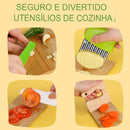 Conjunto de cozinha seguro para crianças