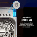 Portable Desk Mini Fan and Humidifier with LED