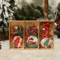 Wooden Christmas Tree Hanging Ornament