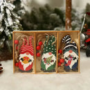 Wooden Christmas Tree Hanging Ornament