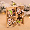Wooden Christmas Tree Hanging Ornament