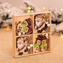 Wooden Christmas Tree Hanging Ornament