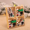 Wooden Christmas Tree Hanging Ornament