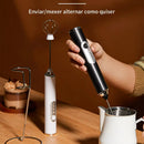 Batedor Misturador Elétrico Portátil para Bebidas, Leite, Café