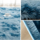 Rug Shaggy - Azul Mescla