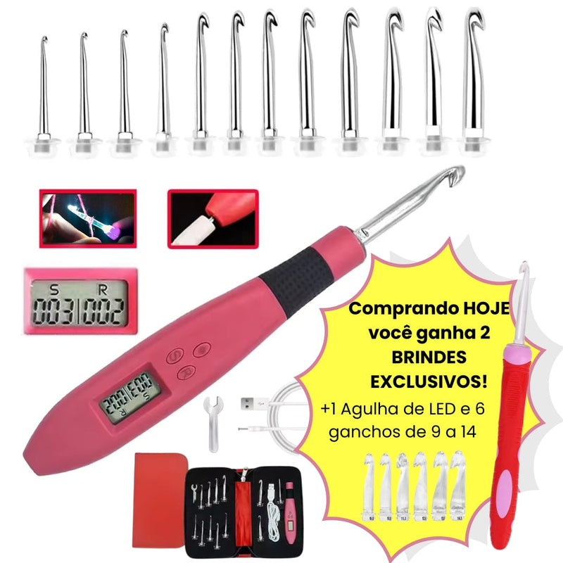 Kit Ponto Crochê™ 12 em 1
