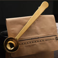 Coffee Scoop with Clip Stainless Steel Package Sealer