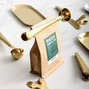 Coffee Scoop with Clip Stainless Steel Package Sealer