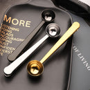 Coffee Scoop with Clip Stainless Steel Package Sealer