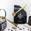 Coffee Scoop with Clip Stainless Steel Package Sealer