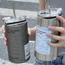 Copo Térmico para Café em Inox com Tampa Hermética