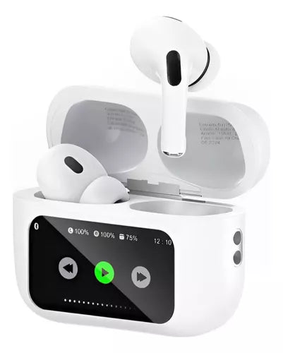 Fones de ouvido sem fio A9 Pro com tela sensível ao toque e cancelamento de ruído