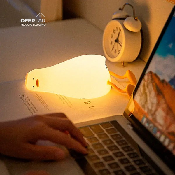 Pato Preguiçoso - Luz Noturna de LED