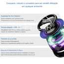 Alto-falante magnético B2U® SoundBright™ RGB