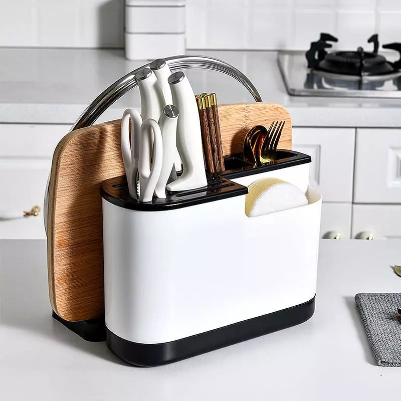 Utensil and Knife Drainer
