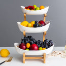 Fruteira de Mesa Cesta de Frutas Bambu