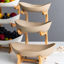 Fruteira de Mesa Cesta de Frutas Bambu