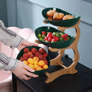 Fruteira de Mesa Cesta de Frutas Bambu