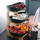 Fruteira de Mesa Cesta de Frutas Bambu
