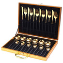 Conjunto de Talheres em Inox 24 Peças Premium