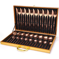 Conjunto de Talheres em Inox 24 Peças Premium
