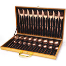 Conjunto de Talheres em Inox 24 Peças Premium