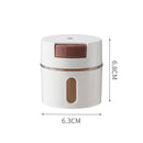 Kit 6 Porta Temperos e Condimentos Magnético de Parede