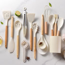 14-Piece Silicone Kitchen Utensil Set with Organizer