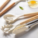 14-Piece Silicone Kitchen Utensil Set with Organizer