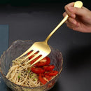 6-Piece Golden Stainless Steel Kitchen Utensil Set