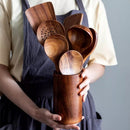 7-Piece Wooden Kitchen Utensil Set