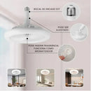 Ventilador de Teto com Luminária e Controle Remoto