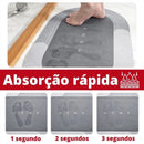 Tapete de Banheiro Antiderrapante Absorvente Premium