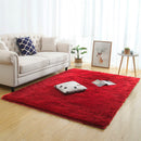 Shaggy Rug Solid - Red