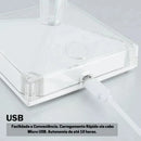Abajur de Mesa LED Sem Fio 3 em 1 Premium