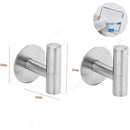 Premium Stainless Steel Bathroom Accessories - No Drill Installation